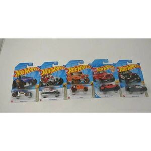 2021 Hot Wheels Baja Blazers Lot of 5 Off Road Vehicles Jeeps Hummers and more!